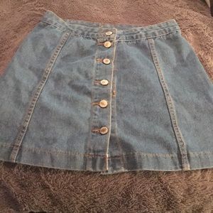 Button up skirt